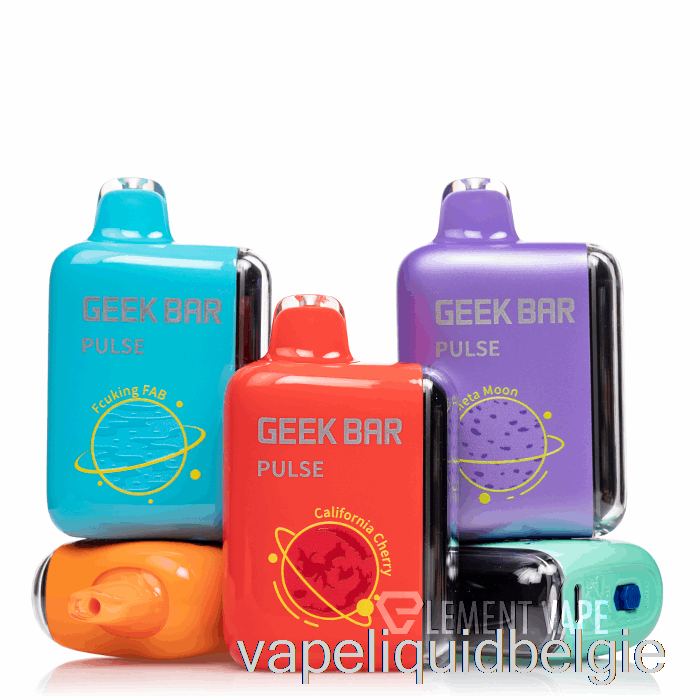 Vape Smaken Geek Bar Pulse 15000 Wegwerp Wit Gummy-ijs